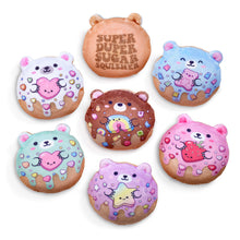 Load image into Gallery viewer, Super Duper Sugar Squisher - Plush Sugar Bear Donuts