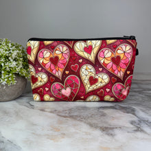 Load image into Gallery viewer, Pouch - Stained Glass Hearts