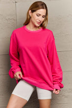 Load image into Gallery viewer, Full Size Round Neck Long Sleeve Sweatshirt