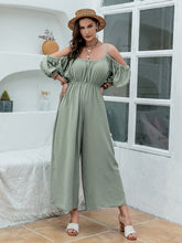 Load image into Gallery viewer, Spaghetti Strap Wide Leg Jumpsuit