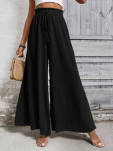 Load image into Gallery viewer, Tied High Waist Wide Leg Pants