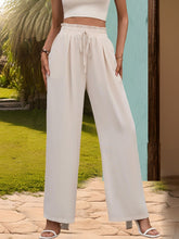 Load image into Gallery viewer, Tied Wide Leg Pants