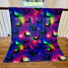 Load image into Gallery viewer, Blanket Halloween #12 - Galaxy Bat - PREORDER ends 7/25