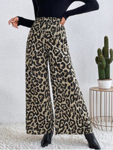 Load image into Gallery viewer, Printed Elastic Waist Wide Leg Pants