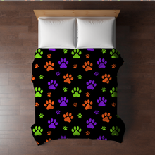 Load image into Gallery viewer, Blanket Halloween #30 - Paw Print - PREORDER ends 7/25