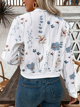 Load image into Gallery viewer, Printed Zip Up Long Sleeve Jacket