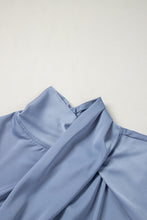 Load image into Gallery viewer, Cutout Turtleneck Long Sleeve Blouse