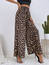 Load image into Gallery viewer, Printed Elastic Waist Wide Leg Pants