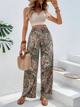 Load image into Gallery viewer, Printed Wide Leg Pants