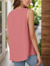 Load image into Gallery viewer, Full Size Ruched V-Neck Tank