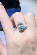 Load image into Gallery viewer, 2 Carat Moissanite 925 Sterling Silver Bypass Ring