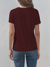 Load image into Gallery viewer, Dragonfly Graphic Round Neck Short Sleeve T-Shirt