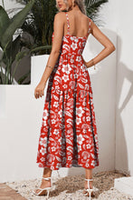 Load image into Gallery viewer, Tiered Printed Square Neck Cami Dress