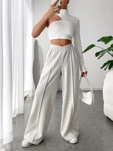 Load image into Gallery viewer, Elastic Waist Wide Leg Pants