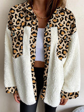 Load image into Gallery viewer, Fuzzy Button Up Long Sleeve Jacket