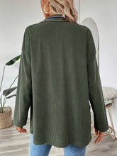 Load image into Gallery viewer, Snap Down Long Sleeve Jacket with Chest Pockets