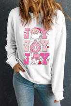 Load image into Gallery viewer, JOY Round Neck Long Sleeve Sweatshirt