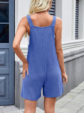 Load image into Gallery viewer, Lovelet Knotted Wide Strap Scoop Neck Overalls