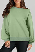 Load image into Gallery viewer, Round Neck Long Sleeve Sweatshirt