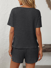 Load image into Gallery viewer, Mandy V-Neck Short Sleeve Top and Shorts Set