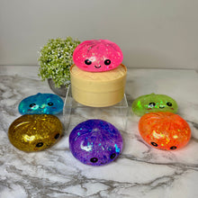 Load image into Gallery viewer, Squishy Toy - Viral Dumpling, Slow Rise Glitter - Orange