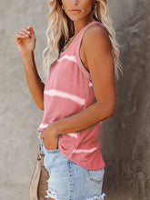Load image into Gallery viewer, Full Size Tie-Dye Round Neck Tank
