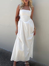 Load image into Gallery viewer, Devine Ruched Halter Neck Midi Dress