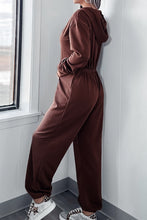 Load image into Gallery viewer, Full Size Drawstring Long Sleeve Jumpsuit