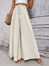 Load image into Gallery viewer, Tied High Waist Wide Leg Pants