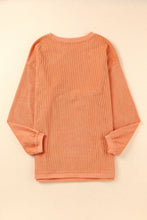 Load image into Gallery viewer, Graphic Round Neck Long Sleeve Sweatshirt