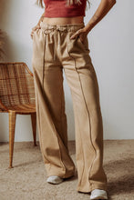 Load image into Gallery viewer, Drawstring Wide Leg Pants with Pockets