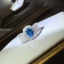 Load image into Gallery viewer, 1 Carat Moissanite Zircon 925 Sterling Silver Ring