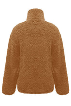 Load image into Gallery viewer, Fuzzy Turtleneck Long Sleeve Sweatshirt