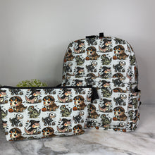 Load image into Gallery viewer, Mini Backpack - Halloween - Dino Trick or Treat - PREORDER