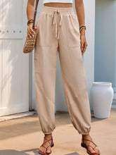 Load image into Gallery viewer, Perfee Elastic Waist Joggers with Pockets