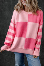 Load image into Gallery viewer, Exposed Seam Round Neck Sweater