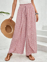 Load image into Gallery viewer, Tied Printed Wide Leg Pants