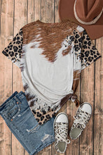Load image into Gallery viewer, Sunflower Graphic Round Neck Short Sleeve T-Shirt