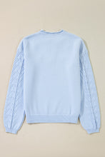 Load image into Gallery viewer, Daisy Notched Long Sleeve Sweater