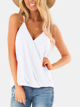 Load image into Gallery viewer, Full Size Surplice Spaghetti Strap Top