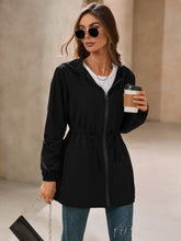 Load image into Gallery viewer, Ivy Lane Outdoor Waterproof Long Sleeve Hooded Windbreaker