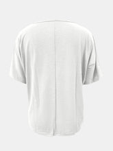 Load image into Gallery viewer, Full Size Scoop Neck Short Sleeve T-Shirt