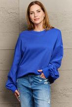 Load image into Gallery viewer, Full Size Round Neck Long Sleeve Sweatshirt