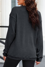 Load image into Gallery viewer, Glitter Ghost Round Neck Long Sleeve Sweatshirt