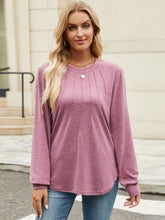 Load image into Gallery viewer, Round Neck Long Sleeve T-Shirt