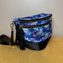 Load image into Gallery viewer, Roni - Nylon Crossbody - Blue Purple Snowflake -