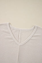 Load image into Gallery viewer, Side Slit V-Neck Long Sleeve Top