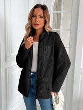 Load image into Gallery viewer, Ivy Lane Zip Up Long Sleeve Fuzzy Jacket