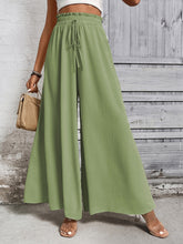 Load image into Gallery viewer, Tied High Waist Wide Leg Pants