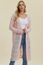 Load image into Gallery viewer, Double Take Full Size Open Front Longline Cardigan
